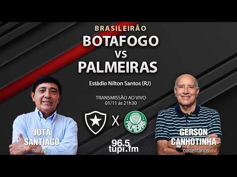 BOTAFOGO 3 X 4 PALMEIRAS - Campeonato Brasileiro - 31ª rodada - 01/11/2023 - AO VIVO