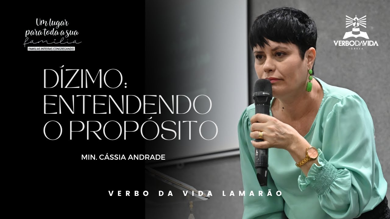 DOMINGO NOITE | DÍZIMO: ENTENDENDO O PROPÓSITO | MIN. CÁSSIA ANDRADE | 28/08/2022