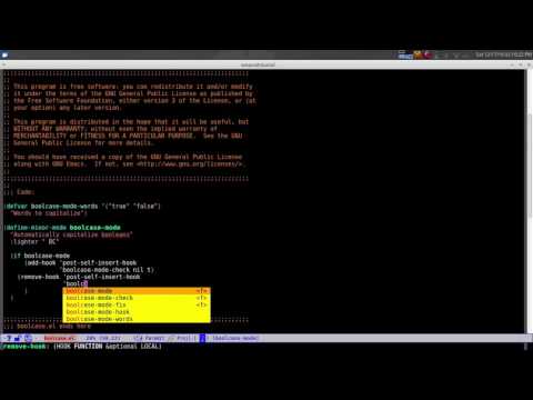 Elisp Tutorial - Part 5 Creating a minor mode