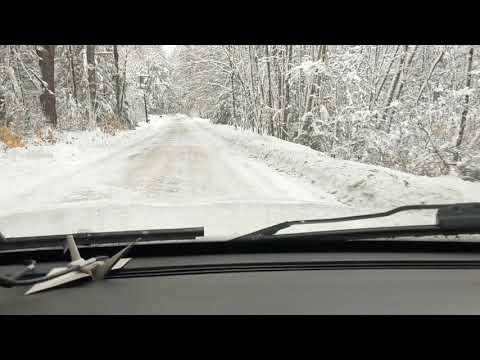 How to safely travel down steep snow covered hill