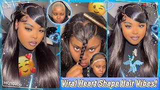 🥵Real Review: Melted HD Lace Wig x Swoop x Heart Shape | #Trending #Viral Ft. ULAHAIR