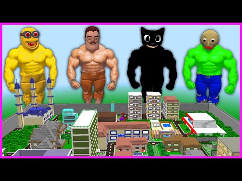 KASLI YARATIKLAR ŞEHRİ BASTI! 😱 - Minecraft