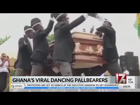 Ghana's dancing pallbearers thank doctors during COVID-19 pandemic