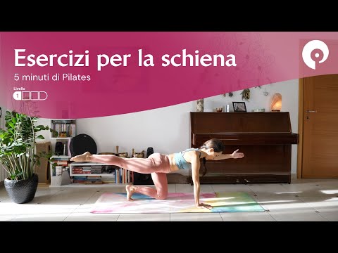 Esercizi di Pilates per la schiena | 5 minuti di Pilates