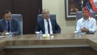 Siirt Valisi Ali Fuat Atik  İlk toplantısını basın mensuplarıyla yaptı
