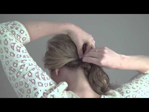 Real Simple Bridal Hair Tutorial Video: Swept to the...