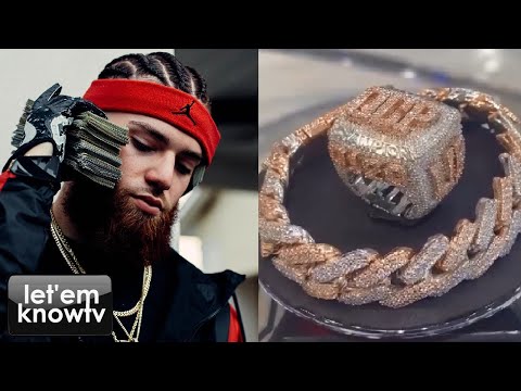Rapper Hades 66 Just Got These Crazy New Pieces From Tajia Diamonds | Pure Jewelry