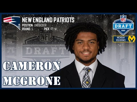 2021 NFL DRAFT: Cameron McGrone [New England Patriots] ᴴᴰ