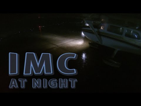 C172M | Rainy IFR Night Departure (Intercom Audio)