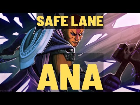 1️⃣ Ana Anti-Mage Carry 🔥 Player Perspective | 7.33d Full Gameplay
