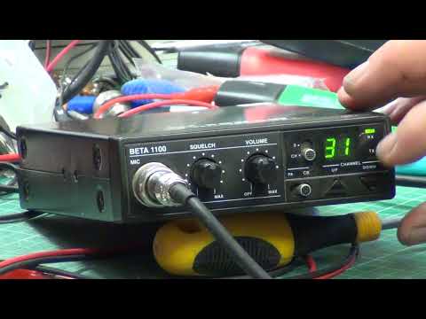Kernow Beta 1100 PR27/94 UK FM CB radio - On The Air test