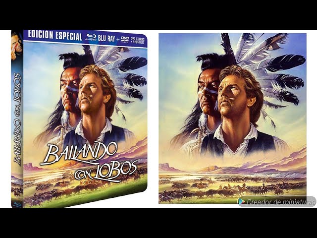 Vídeo relacionado con Bailando con Lobos BD + DVD Edición Metálica Limitada+ 8 Postales 1990 Dance With Wolves [Blu-ray]