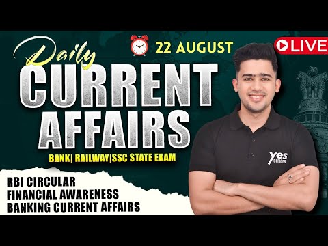 📅 22 August 2025 | Daily Current Affairs | For Bank, Insurance & SSC Exams | Kush Pandey