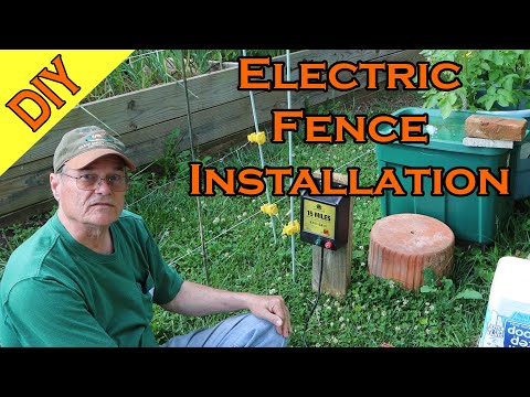 DIY Electric Fence Installation Tutorial for Garden or Pasture