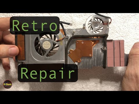 IBM ThinkPad G40 / G41 BIOS Fan Error Repair ~ CPU Fan Heat Sink Assembly Disassembly / Replacement