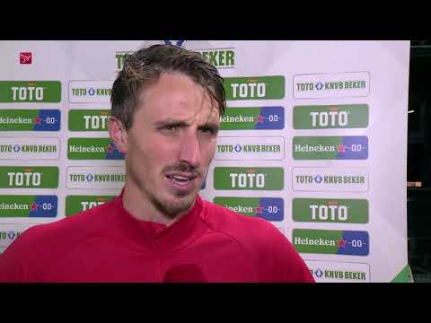 Almere City FC uitgeschakeld in KNVB beker, aanvoerder Receveur blikt terug