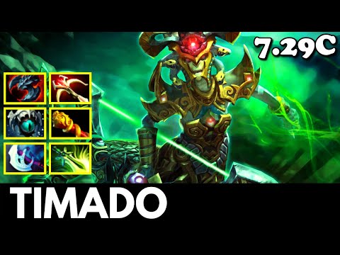 😱TIMADO MEDUSA HC UNSTOPPABLE DOTA 2 7.29C GAMEPLAY