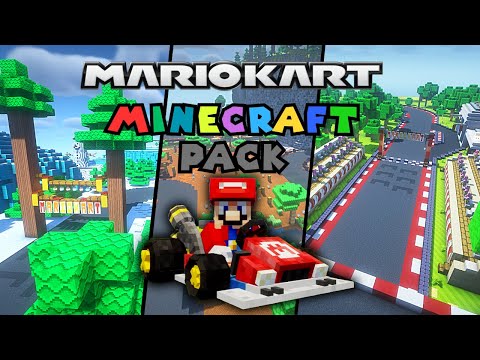 Unbelievable Minecraft Mario Kart Maps!