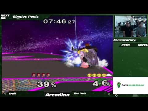 NE Melee Arcadian 2 Pools LSF - Trail (Ganondorf) vs. The Yak (Peach)