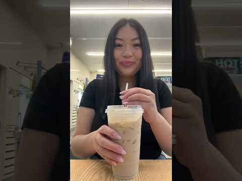 Hazelnut coffee & banana milk ☕️🍌 and mandu 🥟 Korean convenience stores are next level!!