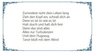 Johannes Oerding - Turbulenzen Lyrics