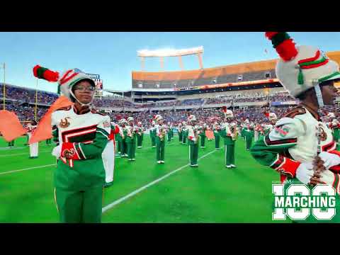 FAMU Marching 100 2025 Florida Classic Halftime Performance