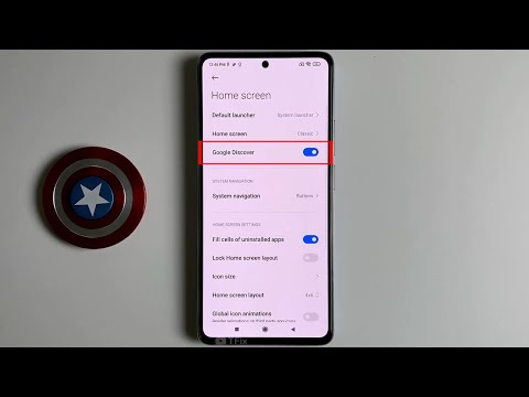 How to enable/disable Google Discover on Xiaomi 11T Android 11
