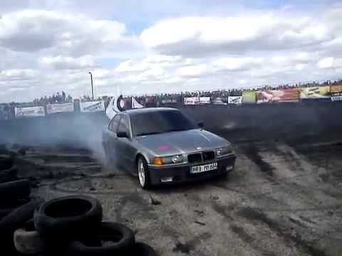 Pokaz mocy BMW e36 Majówka z BMW Toruń maj 2014