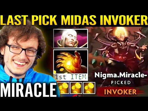 🔥 MIRACLE GOD Invoker is Back! WTF Midas 1st Item Last Pick Invoker Max Farm 7.29 Dota 2 Pro Guide