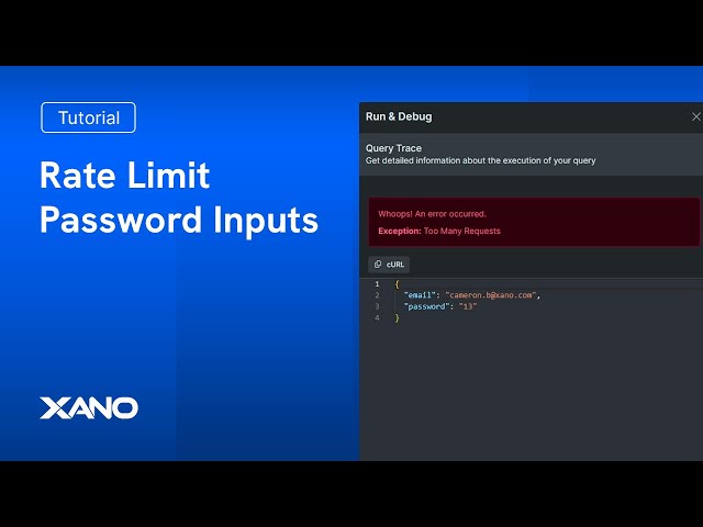 Rate Limit Password Inputs