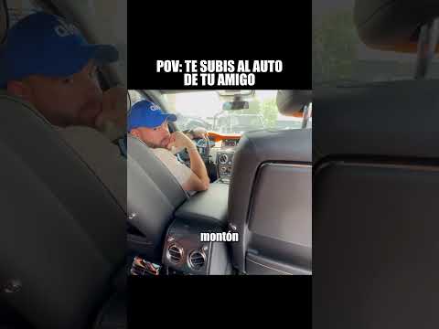 Pov: Te subis al auto de tu amigo