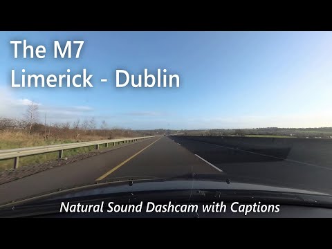 Driving the M7, Ireland's Longest Motorway | Full Trip w/ Captions