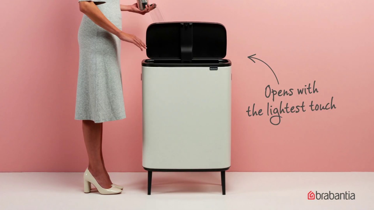 Brabantia Bo Touch Bin HI 60L and 2 x 30L for easy waste separating | Brabantia |