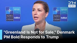 "Greenland Is Not for Sale" — Denmark's PM Mette Frederiksen Sends Blunt Message at NATO | AC1B