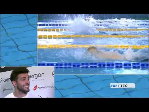 THOMAS CECCON 2019 Milan City Trophy 200 butterfly 2.03.70 PB lane 7