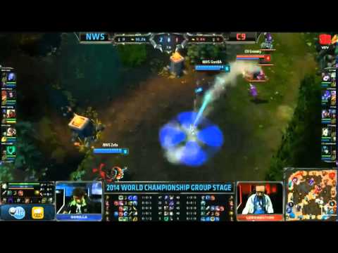 LMHT [26-09-2014] NWS vs C9 Chung Kết Thế Giới Mùa 4 Bảng D