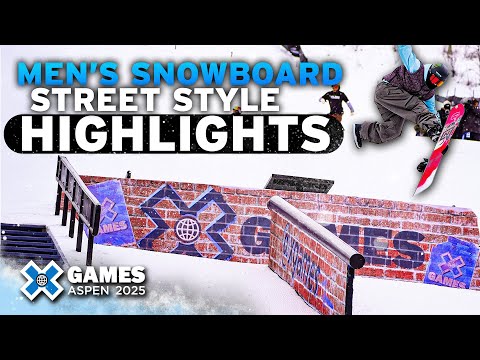 BEST OF Men’s Snowboard Street Style | X Games Aspen 2025