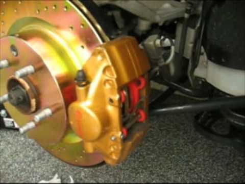 Rear EBC brake pad install