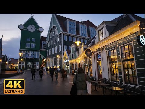 Zaandam Walking Tour 4K 🇳🇱| From Zaanse Schans to City Center (No Commentary)