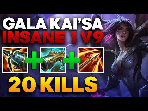 RNG Gala INSANE Kai'Sa 1v9 against BYG Doggo Lucian - In-Depth VOD Review