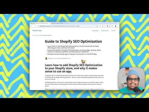 Guide to Shopify SEO Optimization