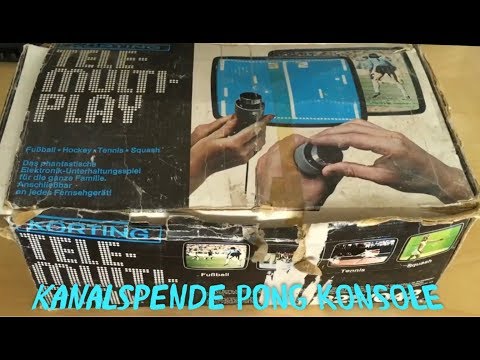 RetroPioneer - #50 - KANALSPENDE - Pong Konsole / Telespiel - Kanalspende (deutsch)