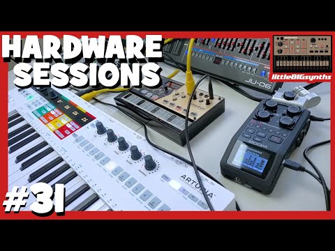 Hardware Session #31 | Arturia Keystep Pro, Roland SH-01a, JU-06, SE-02, and Korg Volca Drum