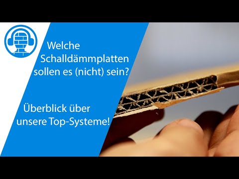 Schalldämmplatten für Wände im Vergleich! Unsere Top 5 Systeme im Überblick
