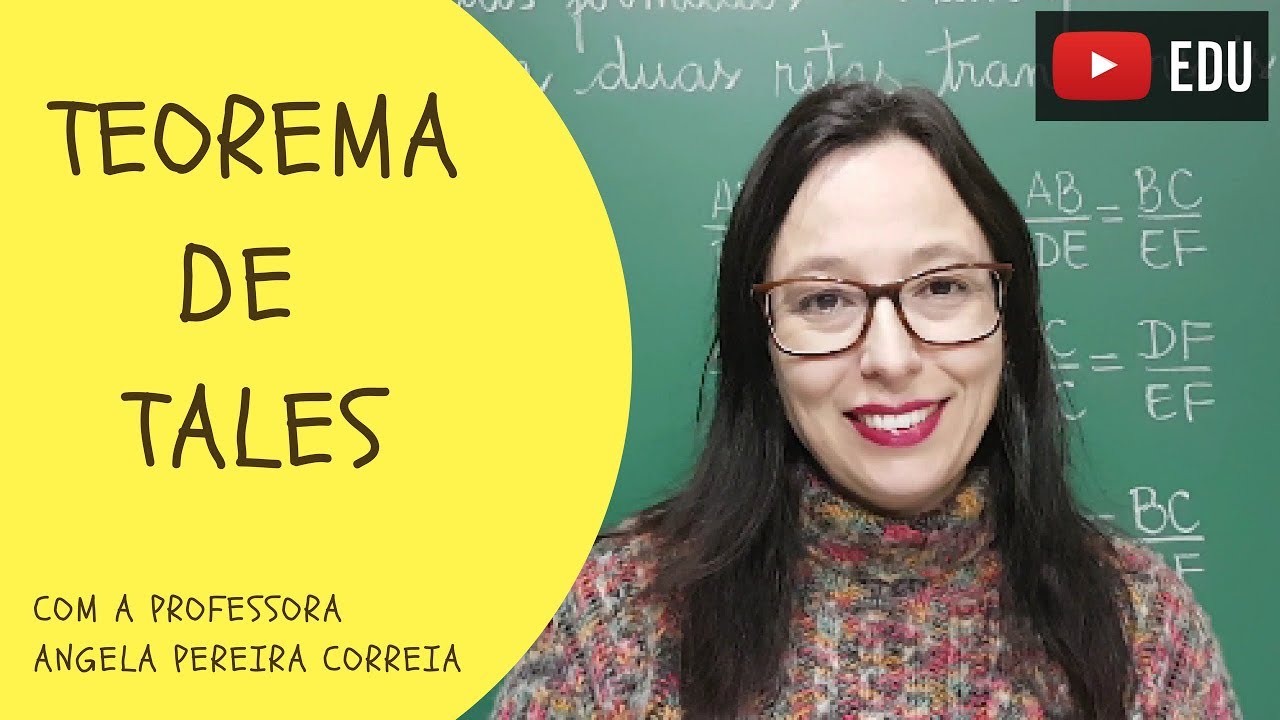 Teorema de Tales - Vivendo a Matemática - Professora Angela