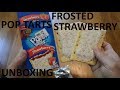 Unboxing Pop Tarts Frosted Strawberry 8 Pack