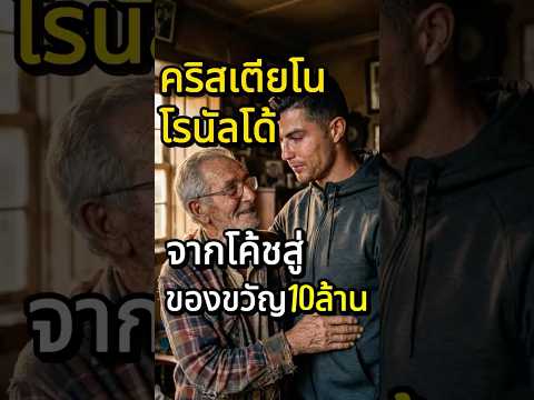 รางวัลที่ยิ่งใหญ่ที่สุด จากโรนัลโด้ ถึงโค้ชผู้ยากไร้ในวัยเด็ก #คริสเตียโนโรนัลโด้ #CR7 #เรื่องซึ้งๆ
