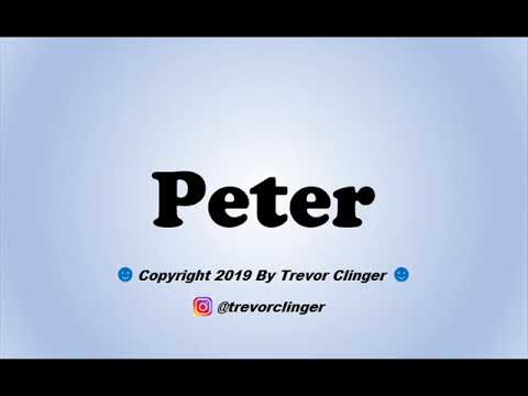 How To Pronounce Peter
