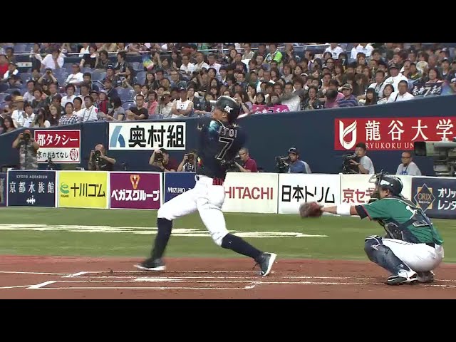 【1回裏】昨夜の勝利の立役者 バファローズ・糸井 今日は先制タイムリー2ベースヒット!! 2016/7/29 Bs-L