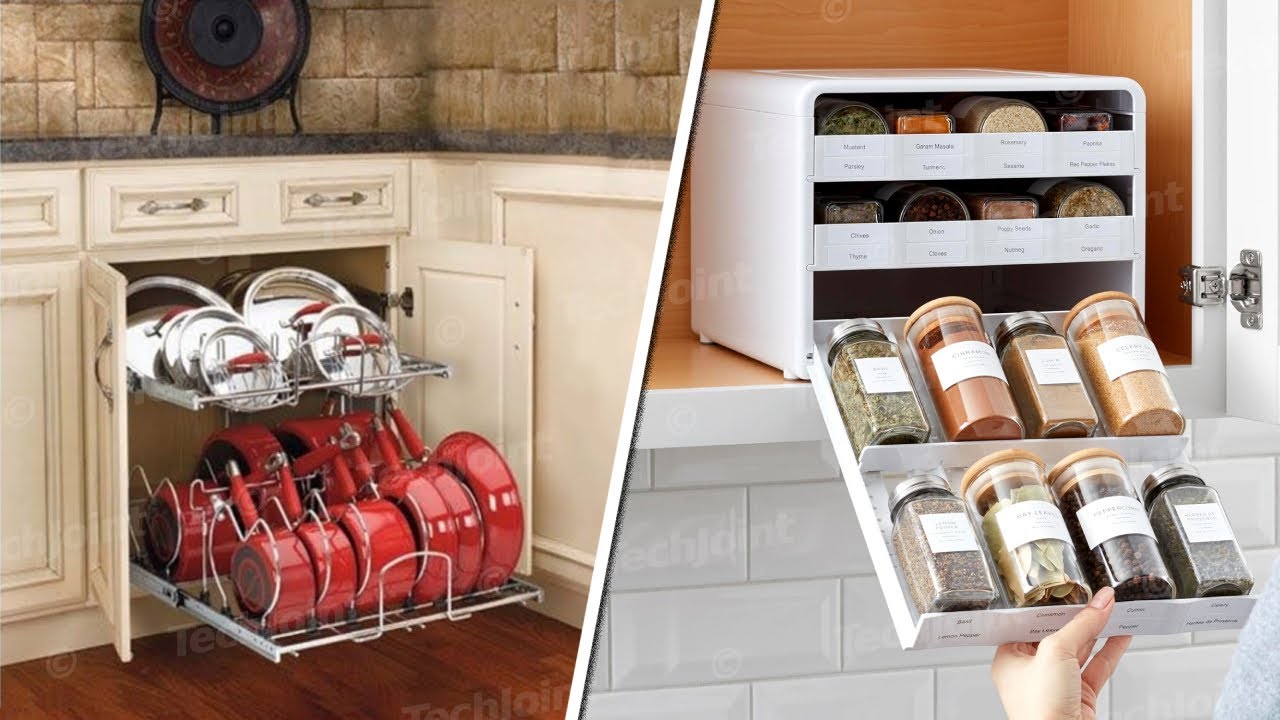 50 + Amazon Kitchen Organization & Storage Hacks To Maximize Space In Your Small Kitchen!